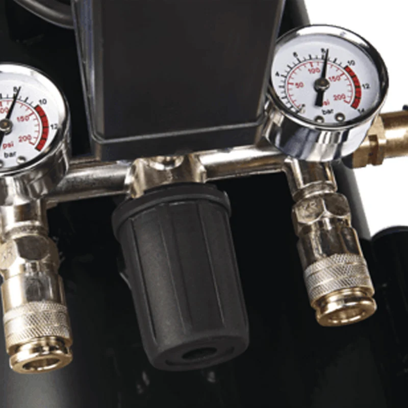 Compresseur 50L SCHEPPACH HC53DC Noir jais Edition - bicylindres 2200W