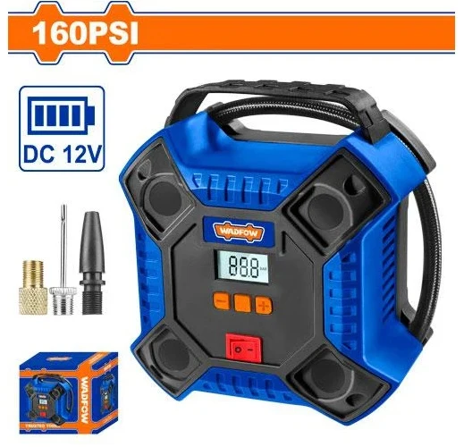Mini Compresseur d’Air À emporter 12V – 160 PSI / 11 Bar – WAAC511