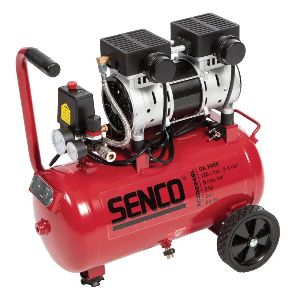 Senco AFN0038UK2 24L Air Compressor 240V avec Garantie 3 Ans