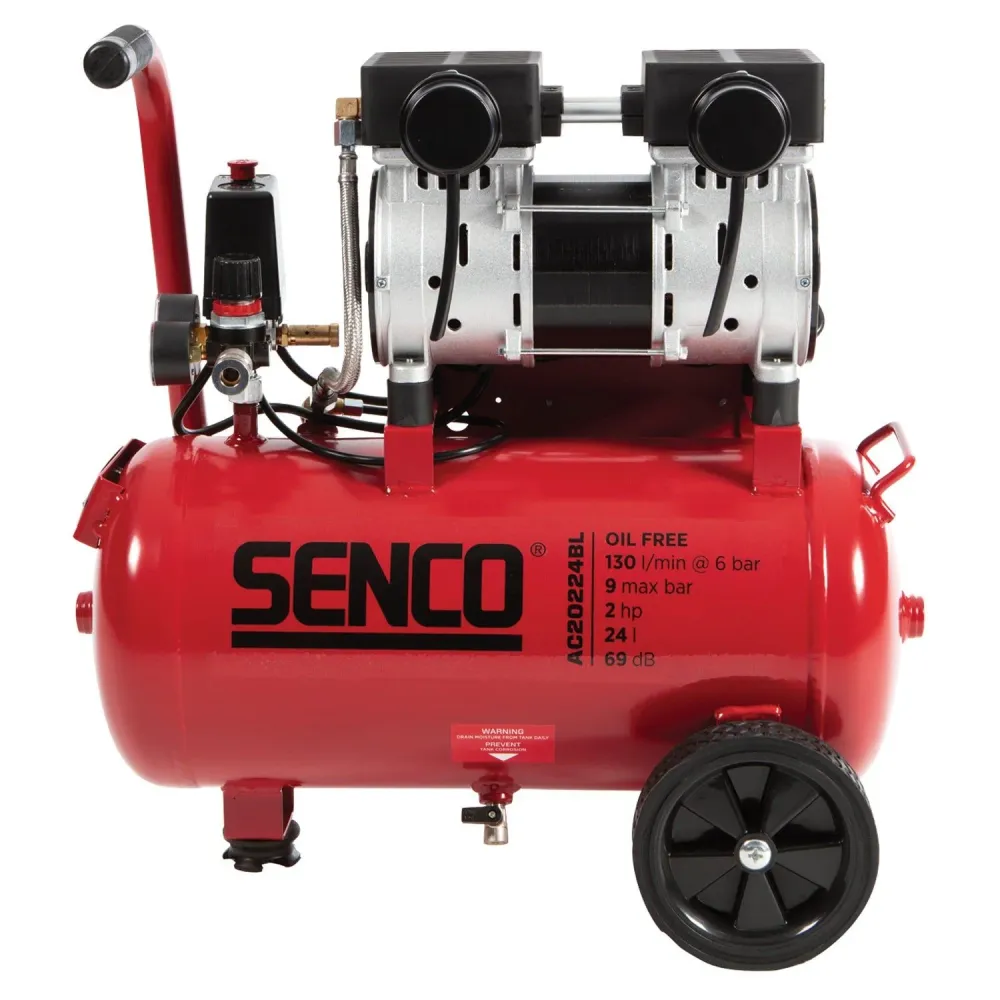 Senco AFN0038UK2 24L Air Compressor 240V avec Garantie 3 Ans