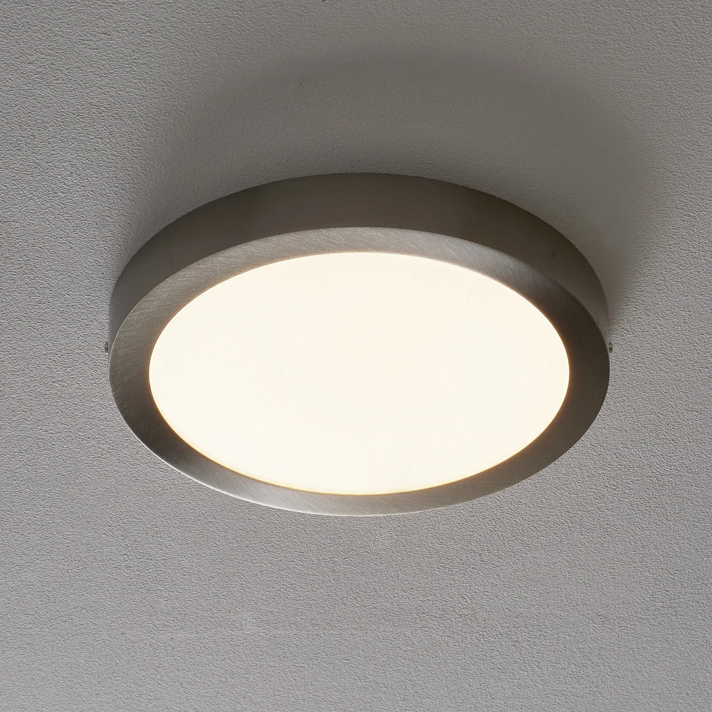 Connecteur étanche IP68 EGLO connect Fueva-C plafonnier Ø 30 cm nickel
