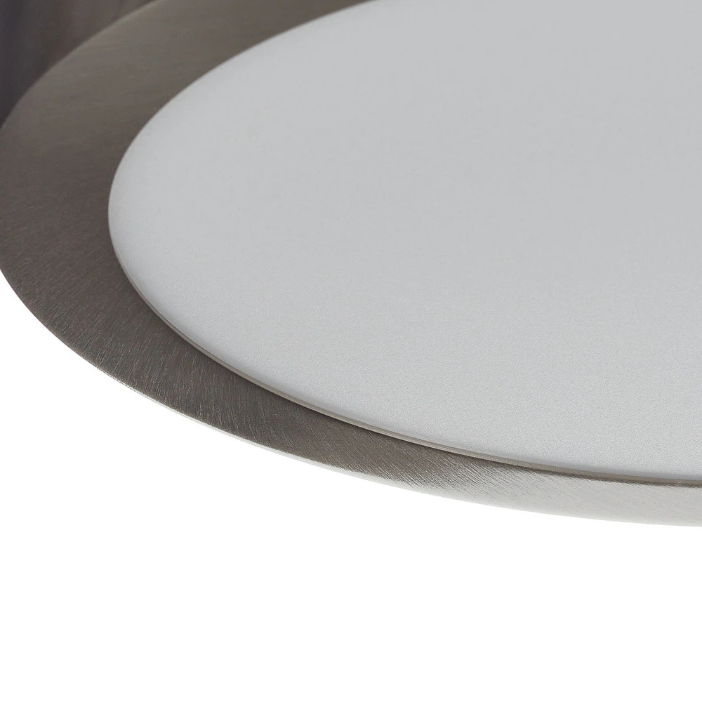 Connecteur étanche IP68 EGLO connect Fueva-C plafonnier Ø 30 cm nickel