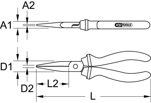 KS Tools SlimPOWER pince coupante diagonale 160 mm 115.2231 obtenir à bas prix