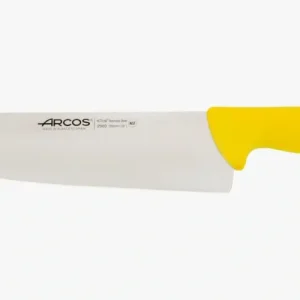 Couteau de boucher lame spacieux jaune 2900 250 mm