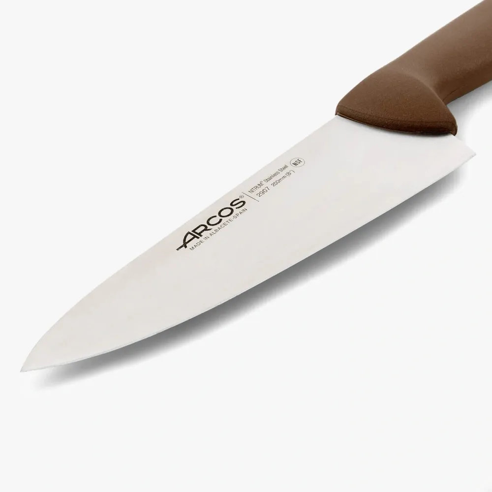 Couteau de chef lame ample marron 2900 200 mm