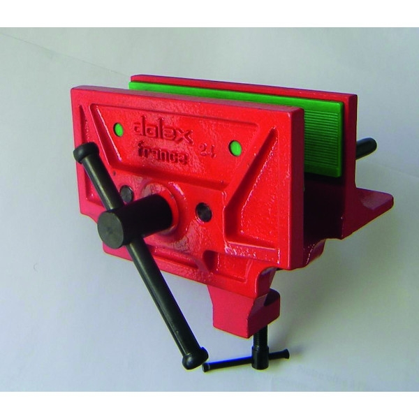 Etau presse à agrafe bois - Capacité d'ouverture : 150 mm - Largeur de mors : 155 mm - DOLEX