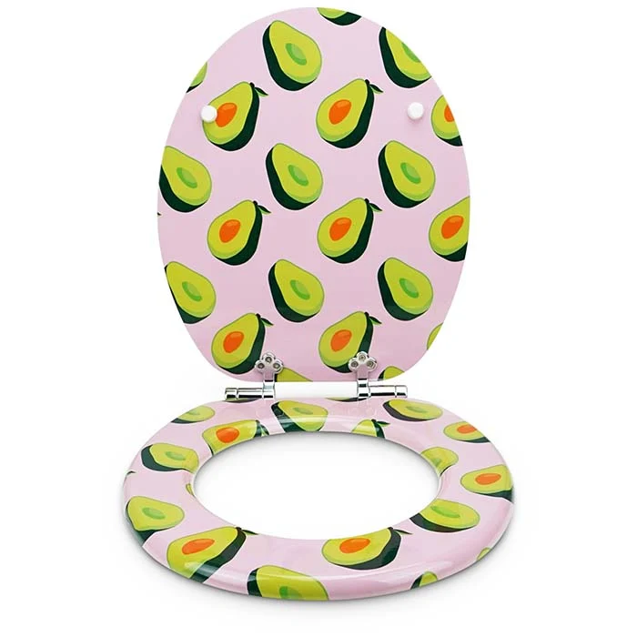 Pompe à chaleur WC Sitz "Pink Avocado" mit kleinen Schönheitsfehlern