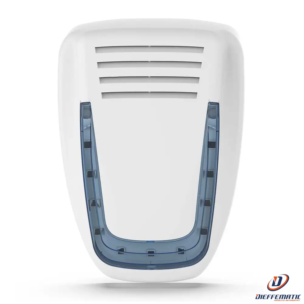 Venitem Mose Ls Bianco Opaco / Azzurra 20.200.100 Sirena Da Esterno Sicurezza Matériau retardateur de flamme