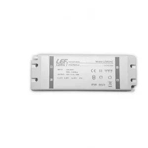 ALIMENTATORE LED TENSIONE COSTANTE 60W 24VDC IP20 ON/OFF LEF LE6024E