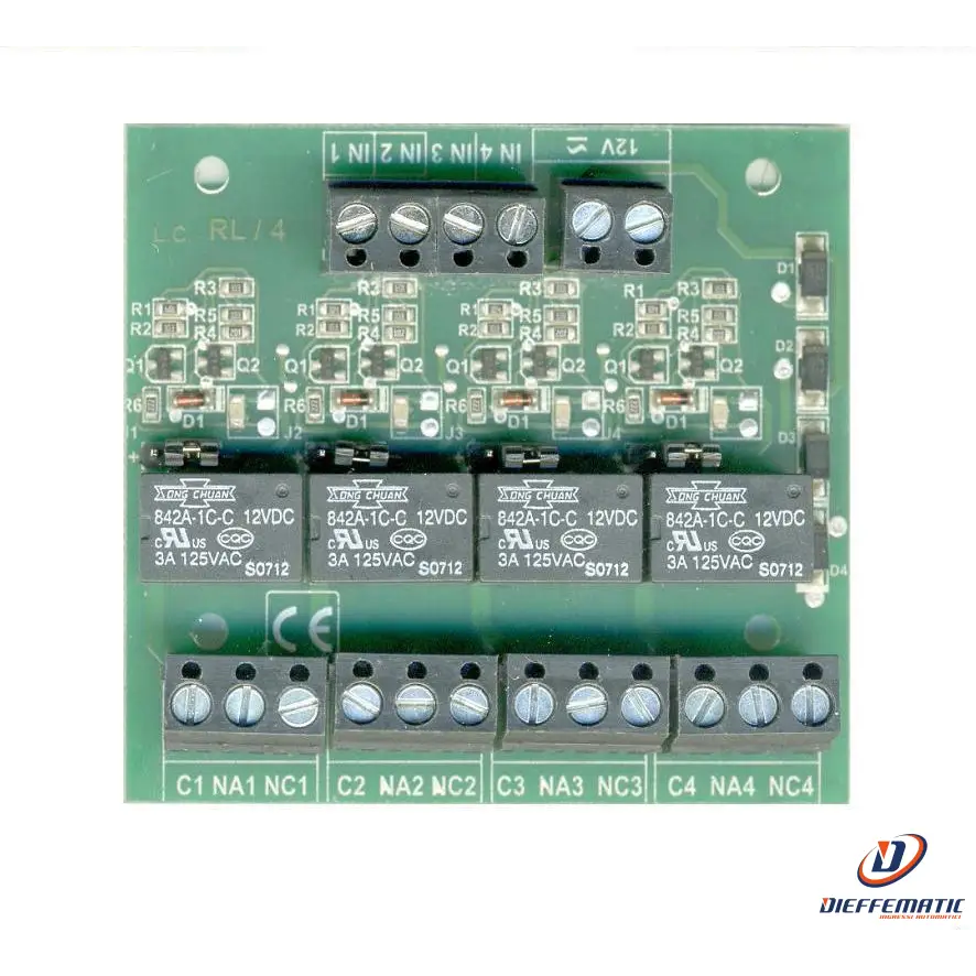 Quadruplo Rilevatore Di Tensioni Uscite Relè Securvera Ss-Ocaqrtatrb Double isolation