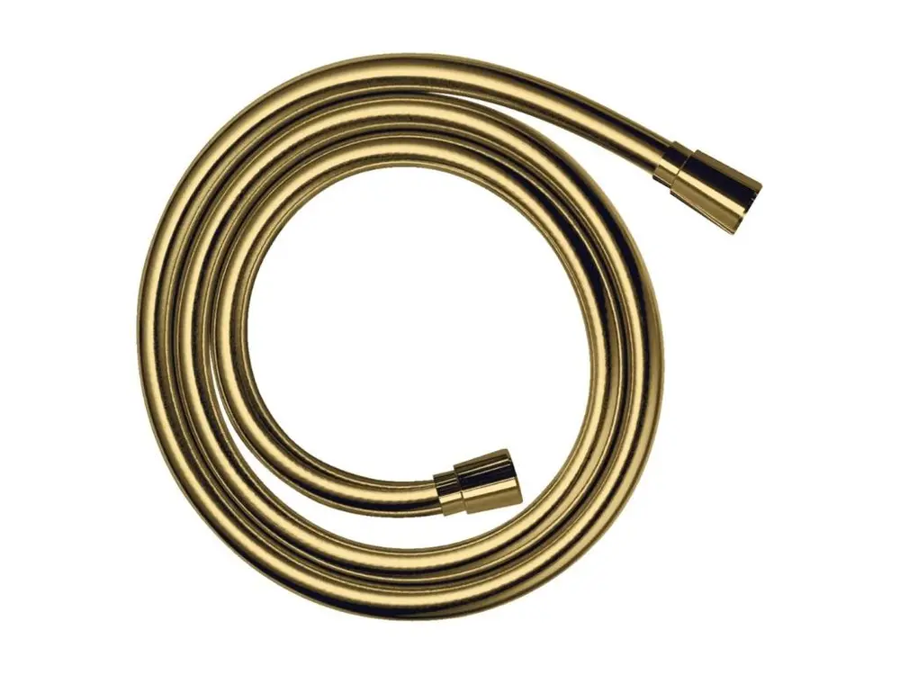 Adaptable de douche 1,25 m HANSGROHE Isiflex aspect doré poli