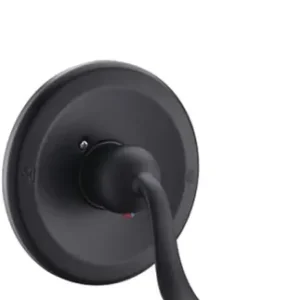 Appaso Douche Robinet ensemble Salle de bains Douche Valve Trim Kit Doux Noir 120Mo