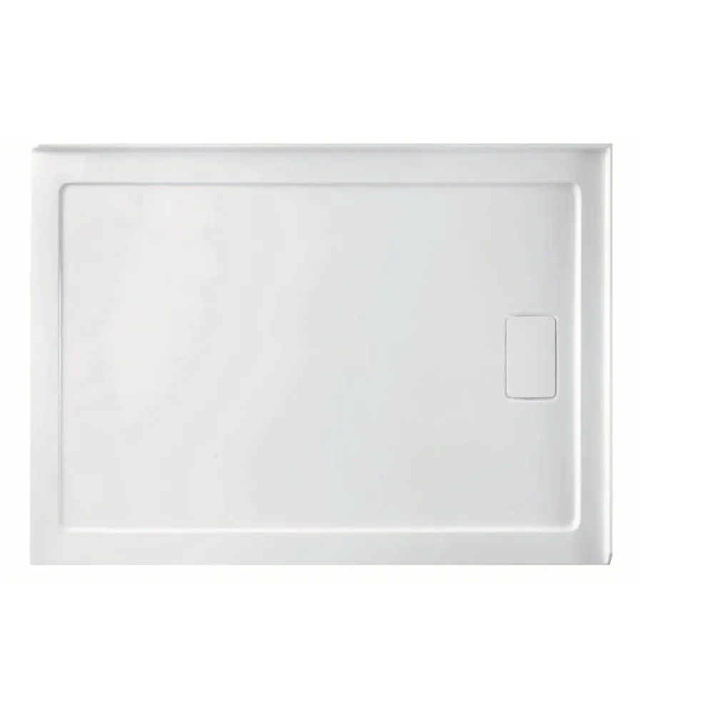 Base de douche rectangulaire avec drain à droite 48x36x3 po