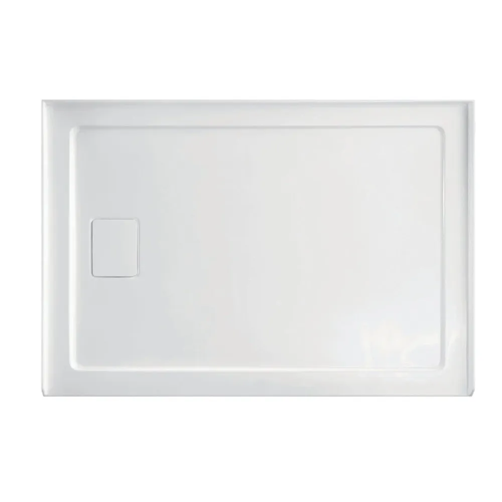 Base de douche rectangulaire avec drain à gauche 60x30x3 po