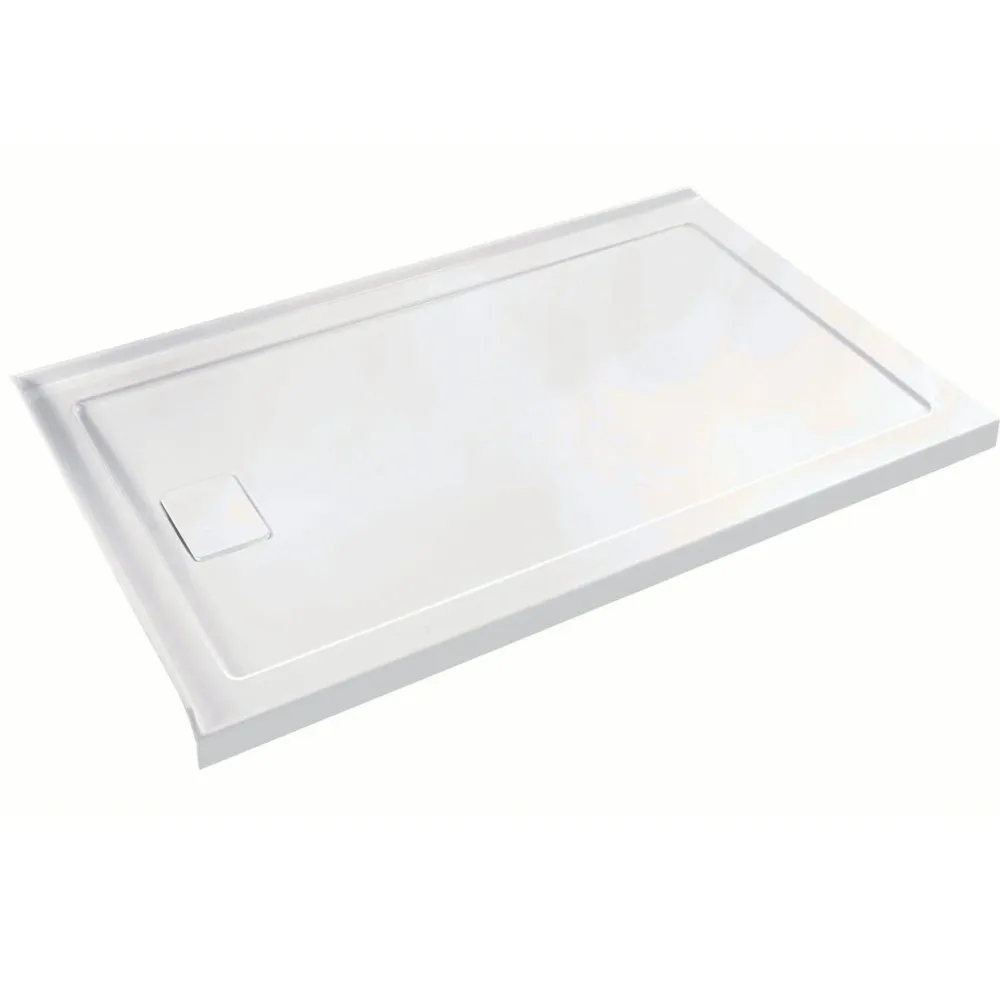 Base de douche rectangulaire avec drain à gauche 60x36x3 po