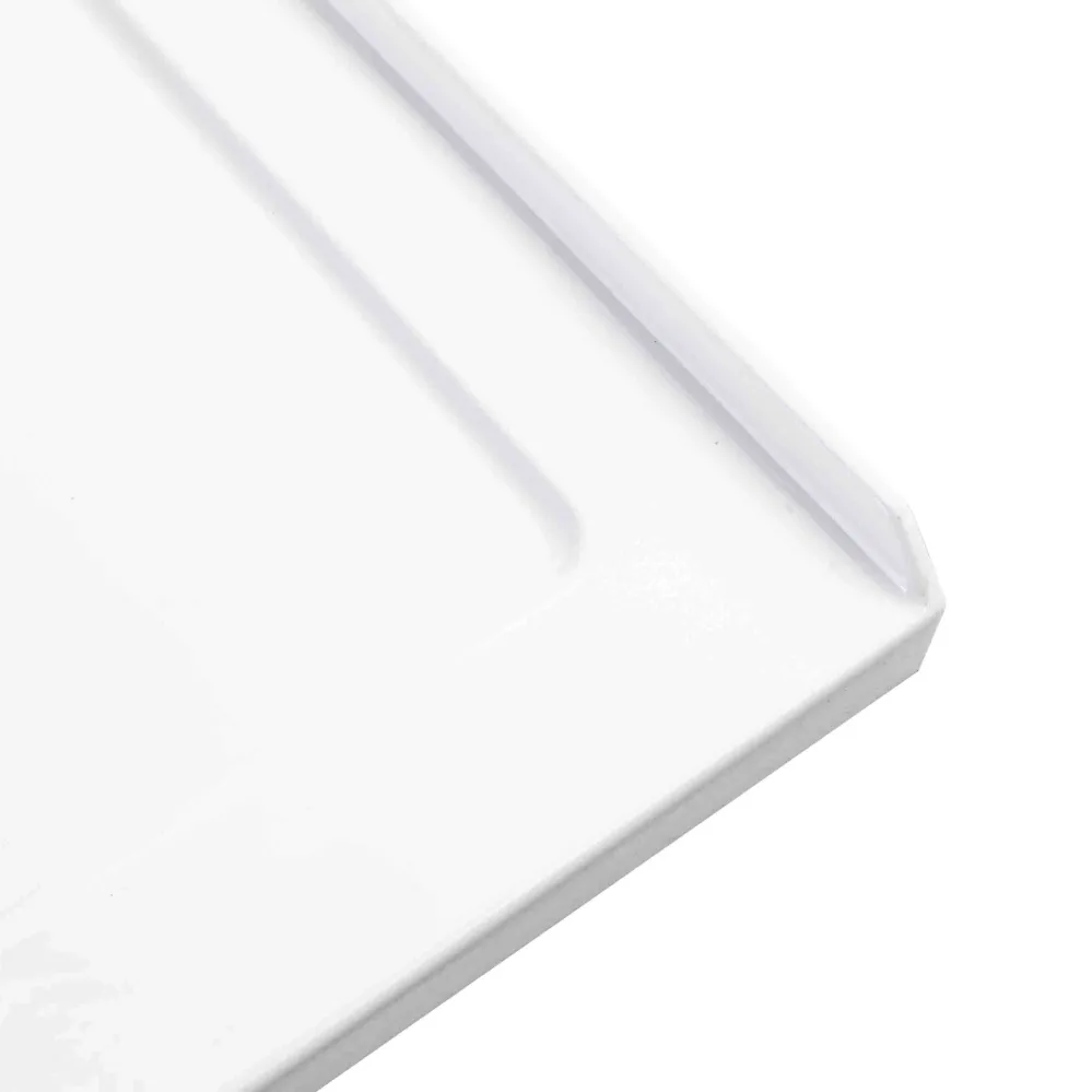 Base de douche rectangulaire avec drain à gauche 60x36x3 po