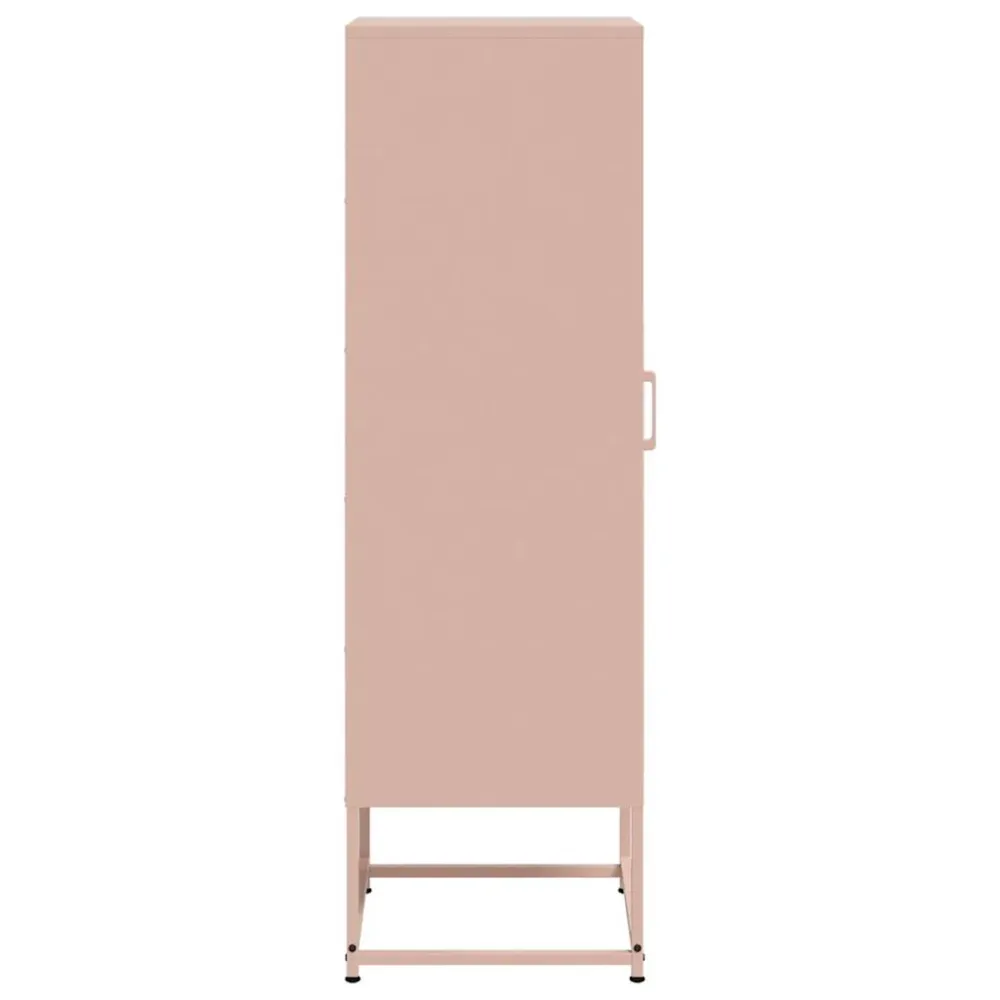 Buffet bahut commode armoire meuble de rangement organisateur cuisine salle de séjour salon haut 36 x 39 x 123 cm acier Ro...