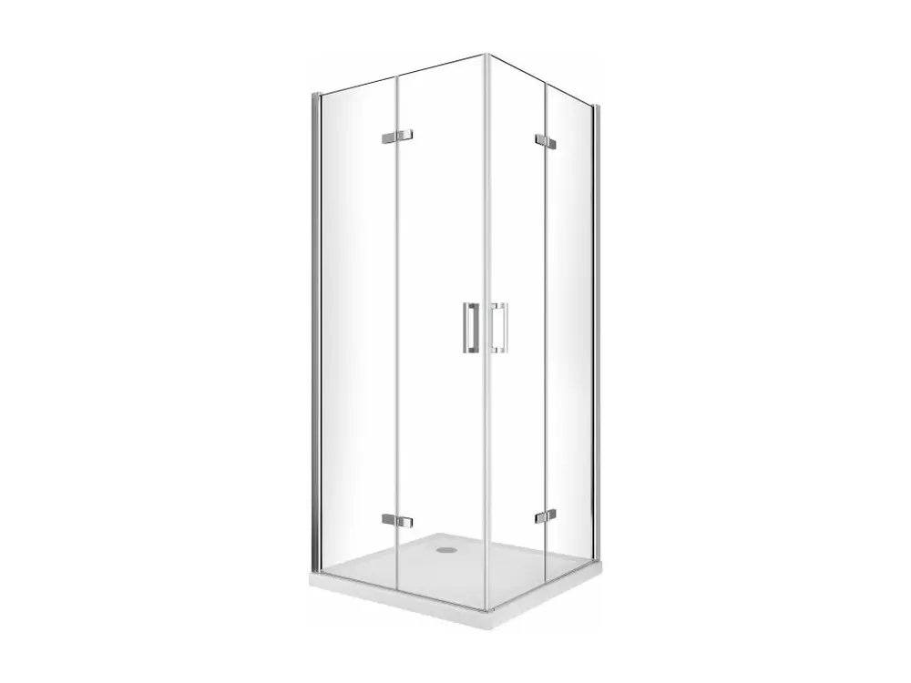 Douche pour installation angulaire duo avec ouverture pliante - 75 (72,5-74) X 85 (82,5-84)