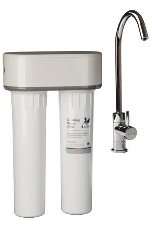 DOULTON DUO-HIP ANTI CHLORE SOUS ÉVIER + ROBINET DE COMPTOIRS + KIT DE MONTAGE