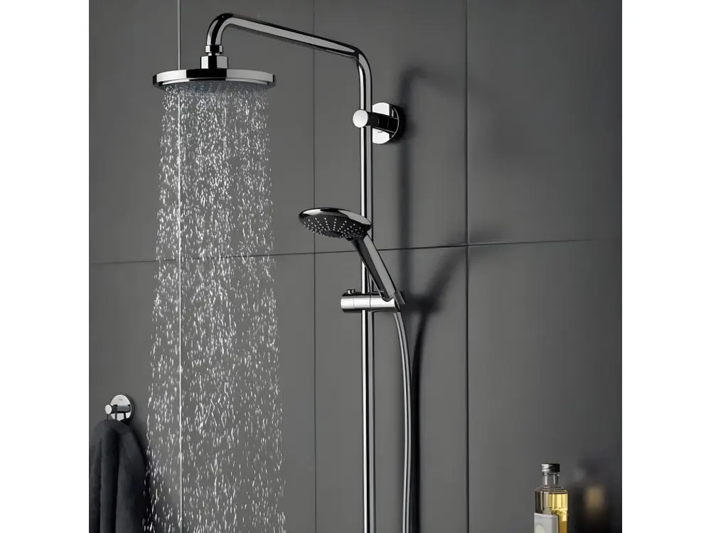 GROHE Colonne de douche avec mitigeur thermostatique Vitalio Joy System 210 Quickfix