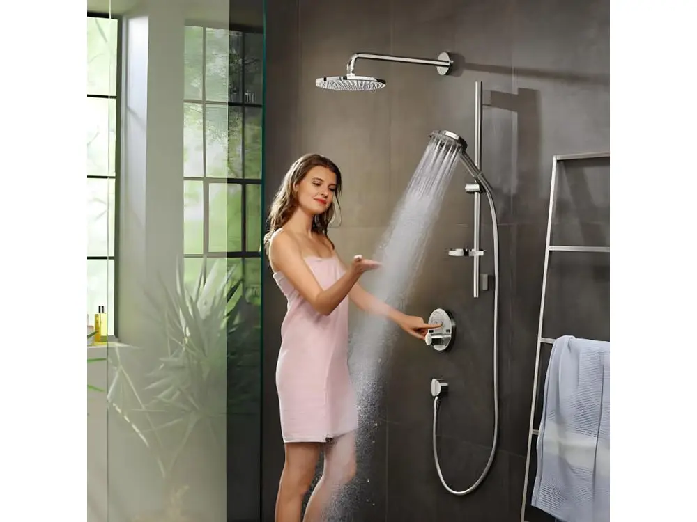HANSGROHE Douchette à main Raindance Select S 120 3jet PowderRain blanc mat