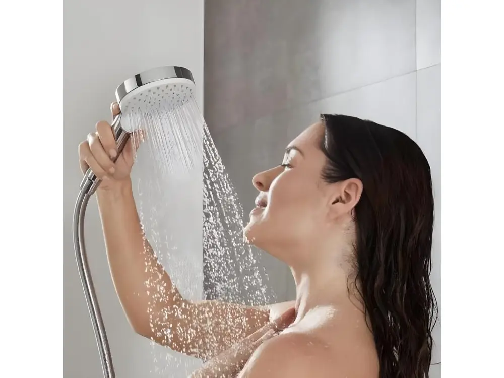 Haute Qualité Professionnelle Douchette à main HANSGROHE Crometta + Mitigeur thermostatique bain douche Ecostat