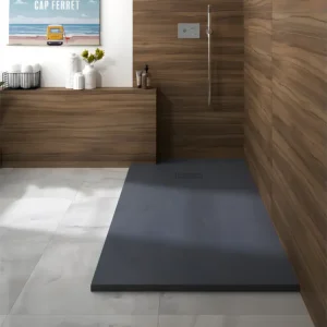 KINEDO Receveur 100 x 90 Kinerock evo biolex rectangle gris anthracite