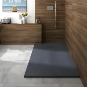 KINEDO Receveur 120 x 100 Kinerock evo biolex rectangle gris anthracite