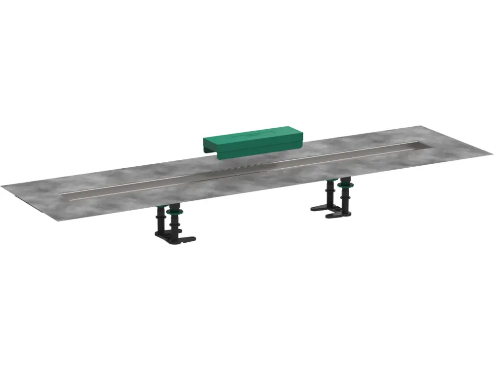 Kit d'installation caniveau de douche encastré à carreler 100 cm HANSGROHE RainDrain