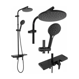 KIT DE DOUCHE REA SANTOS NOIR JAIS