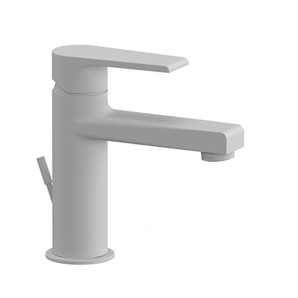 Kit mélangeurs lavabo, bidet et douche Rubinetterie Mariani ligne Artic Blanc Mat avec vidage
