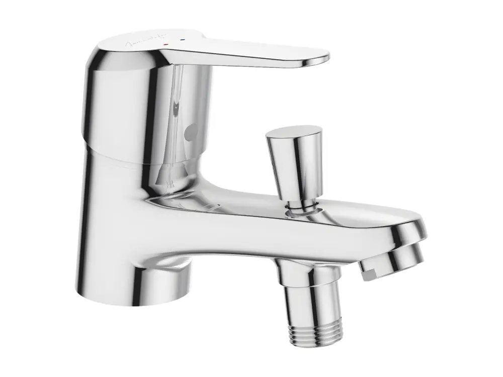 Mitigeur bain douche JACOB DELAFON Scoop chromé Finition Noir Mat