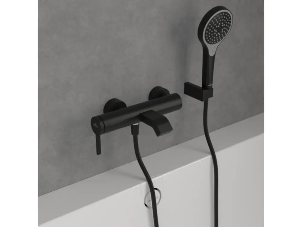 Mitigeur bain douche mécanique VILLEROY ET BOCH Dawn Two Matt Noir jais