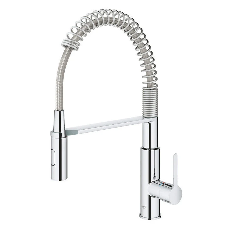 Mitigeur évier GET 360° GROHE 30361000 - col de cygne professionnel - douchette déclipsable - chromé