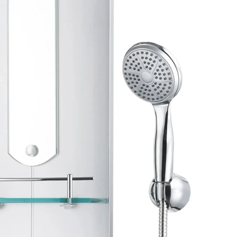 Panneau de douche pomme de douche robinet platique acier inoxydable 120 cm 02_0003428