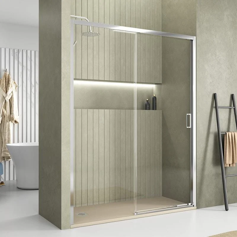 Paroi de douche fixe + porte coulissante TOKIO