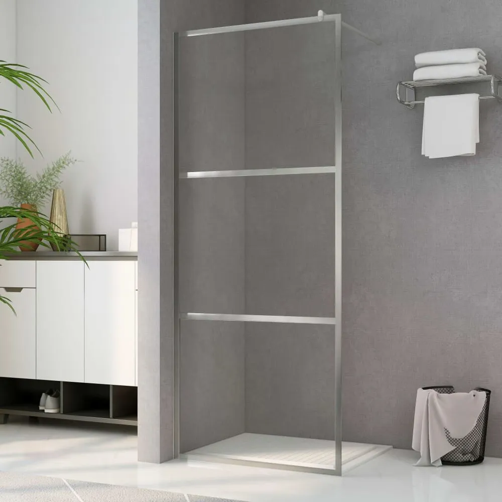 Paroi de douche à l'italienne à verre ESG diaphane 100x195cm