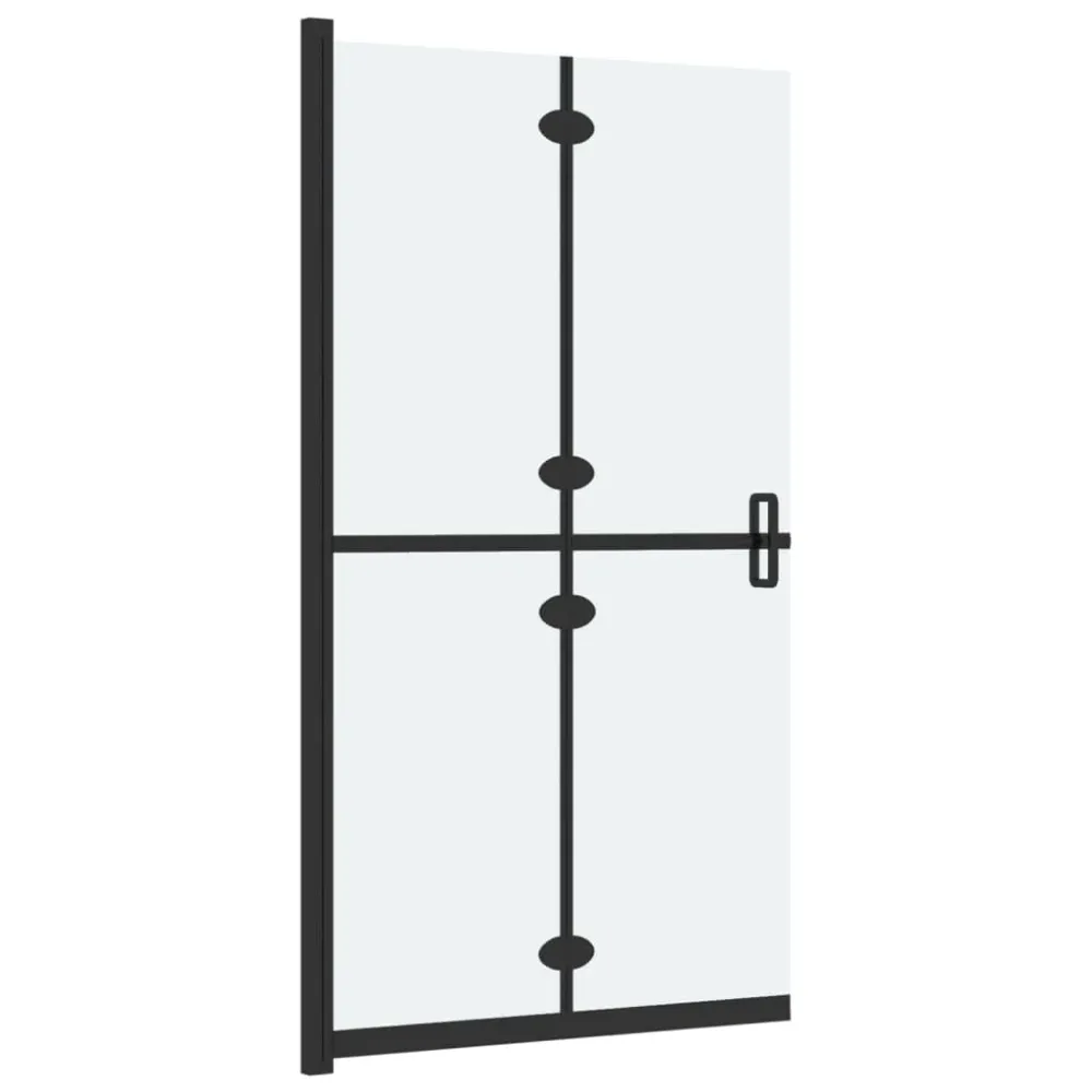 Paroi de douche pliable cloison de baignoire accessoire de salle de bain cloison de douche maison intérieur verre ESG 120x...