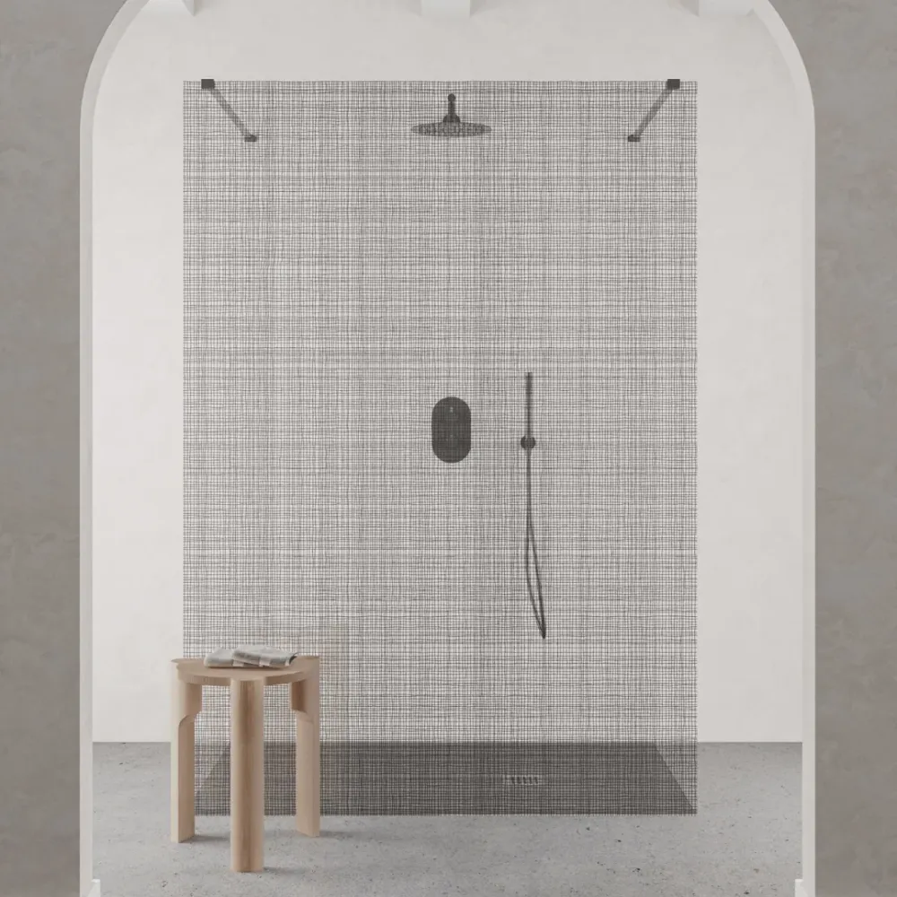 Paroi de douche UNIQUE DECOR FABRIC 1