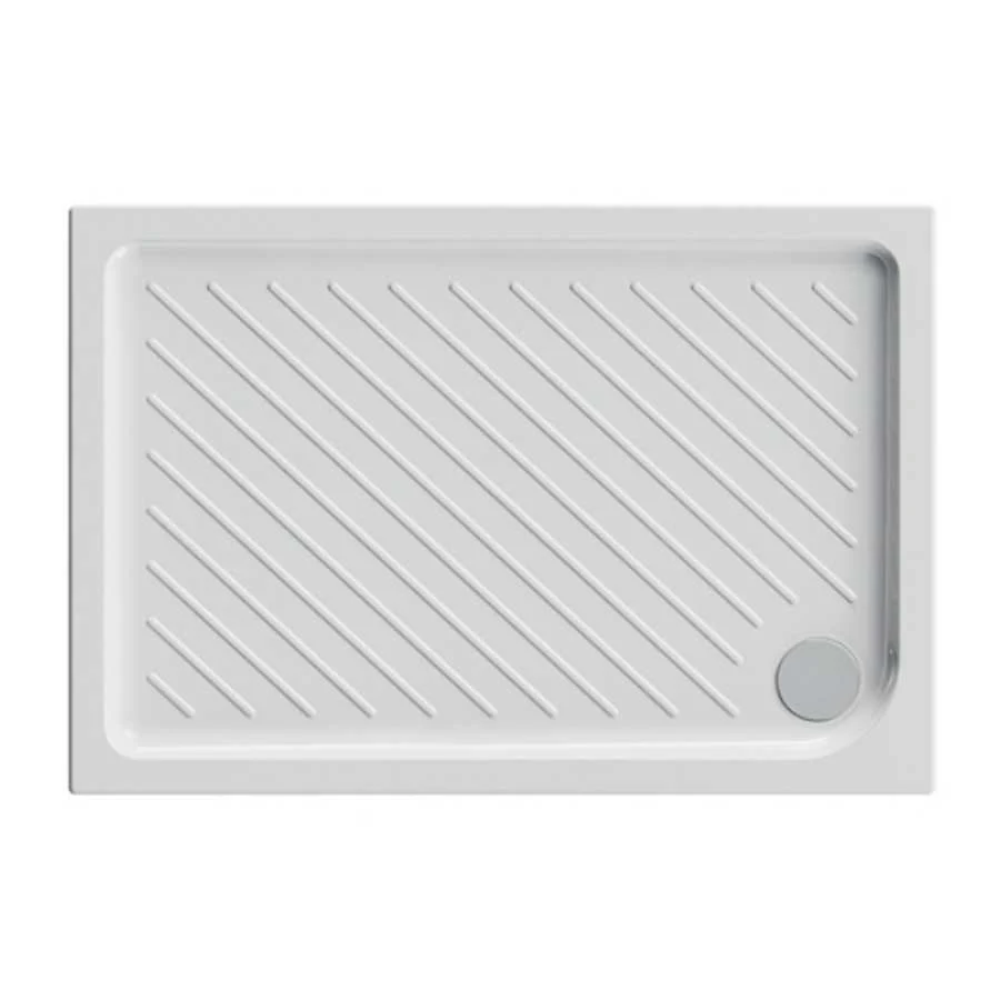 Plateau de douche Dolomite en céramique 80x120 Hauteur 7 cm rectangulaire modèle Gemma 2