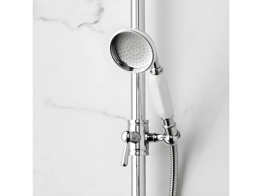 Pommeau de douche JACOB DELAFON Cléo 1889 acier chromé Installation Rapide