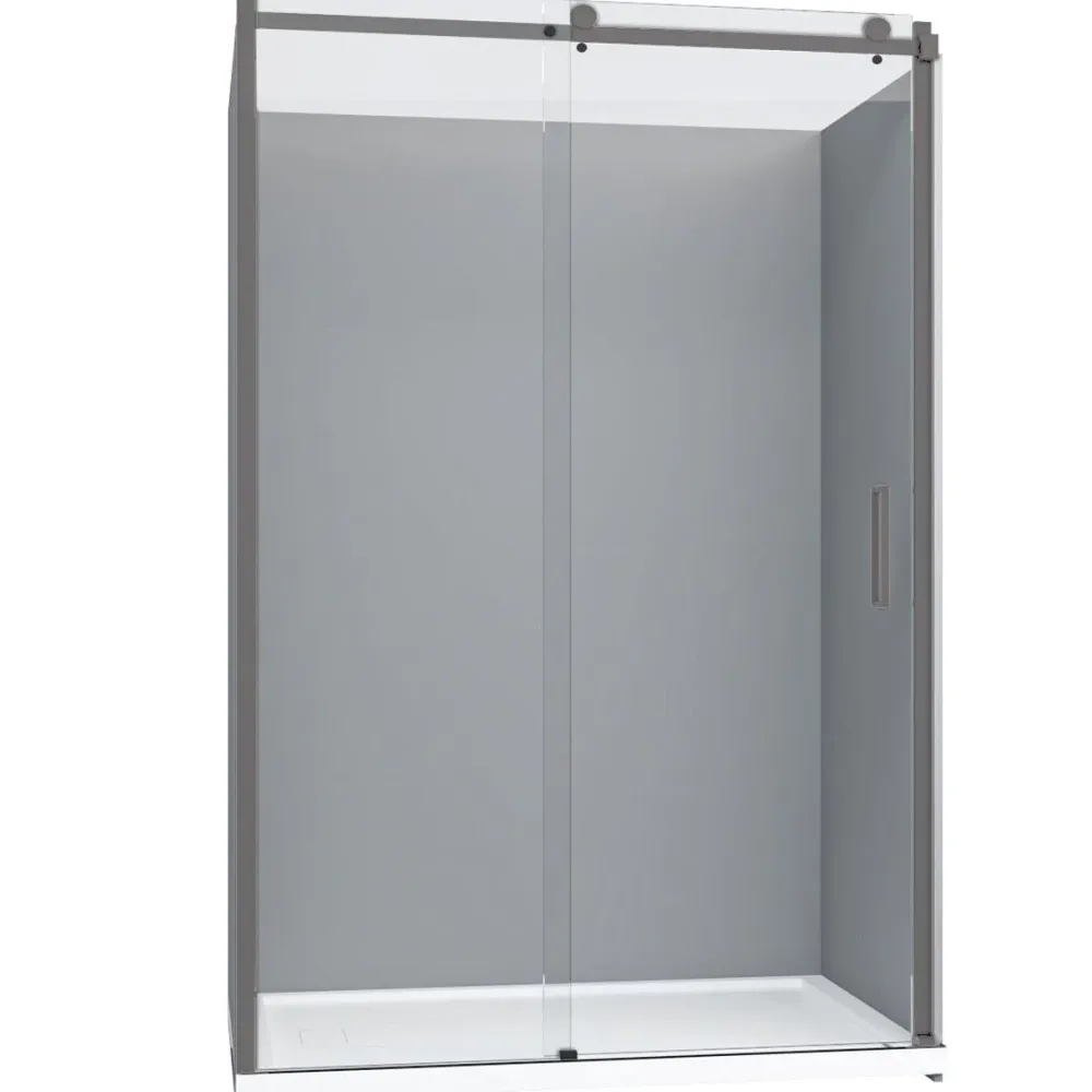 Porte de douche L60 x H78 po Tube plat