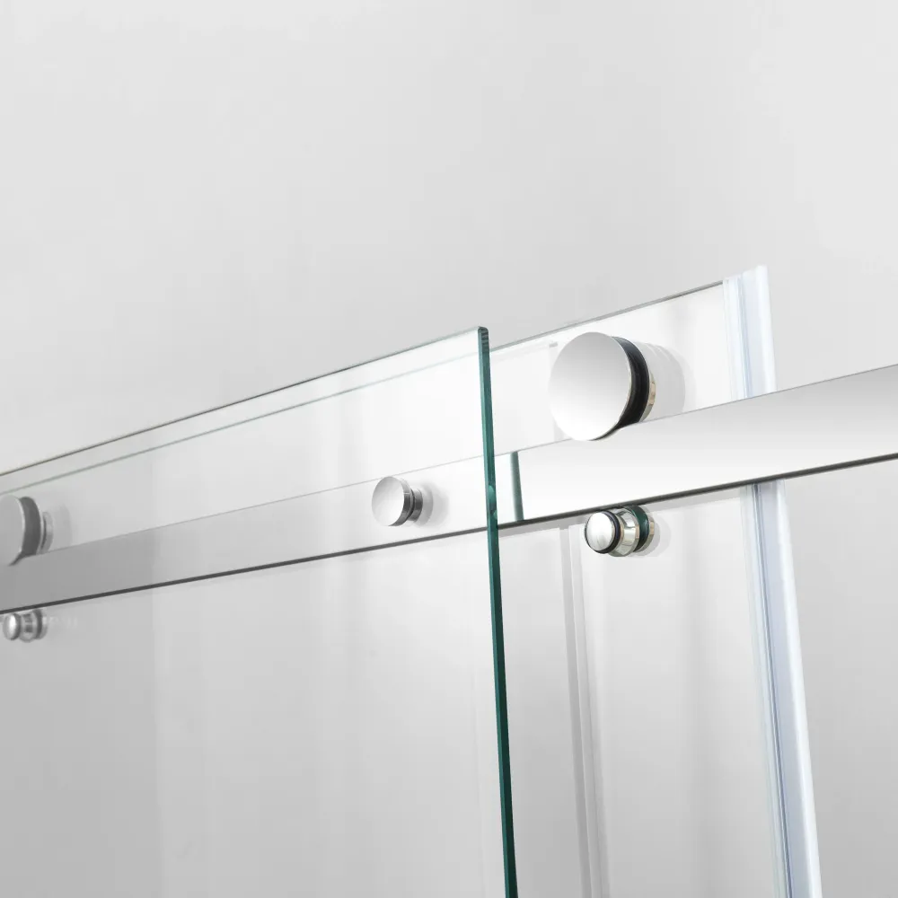 Porte de douche L60 x H78 po Tube plat