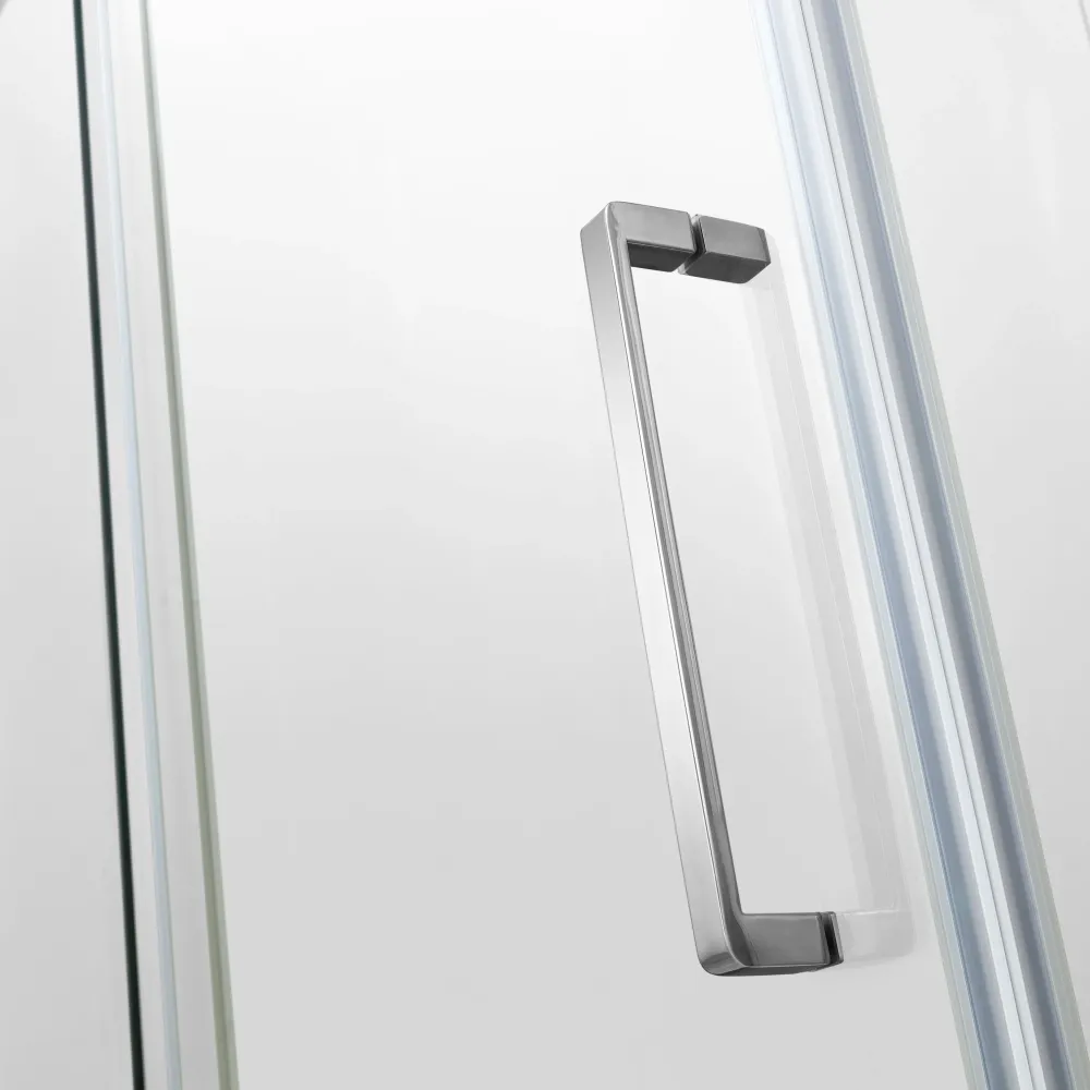 Porte de douche L60 x H78 po Tube plat