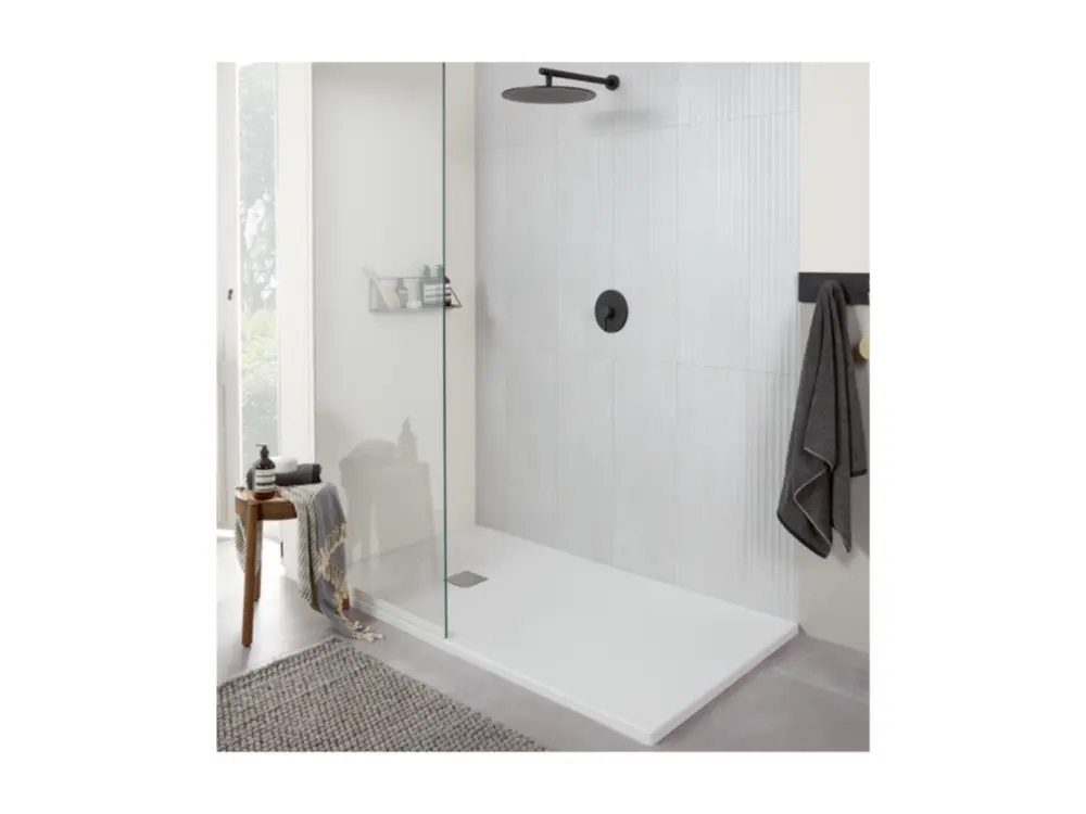 Receveur 140 x 100 VILLEROY ET BOCH Planeo acrylique rectangle nature gris
