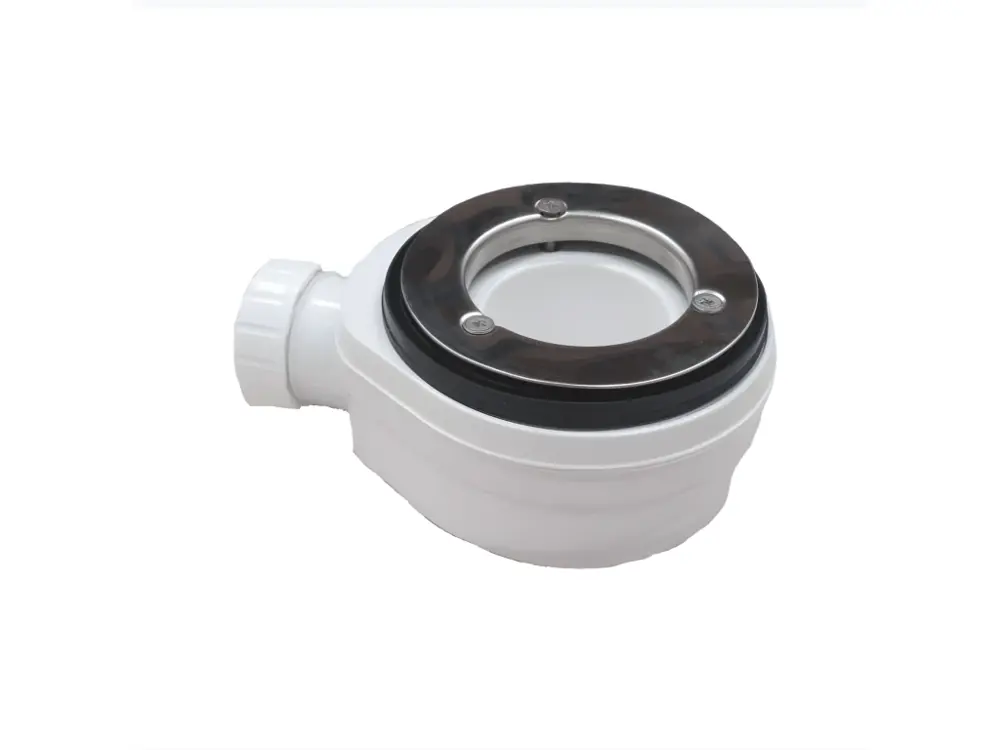Receveur de douche 100X100 cm semi-circulaire ligne Vulcano extra fin anthracite en résine synthétique et poudre de marbre...