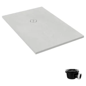Receveur de douche 170 x 90 JACOB DELAFON Singulier neoroc rectangle blanc + bonde