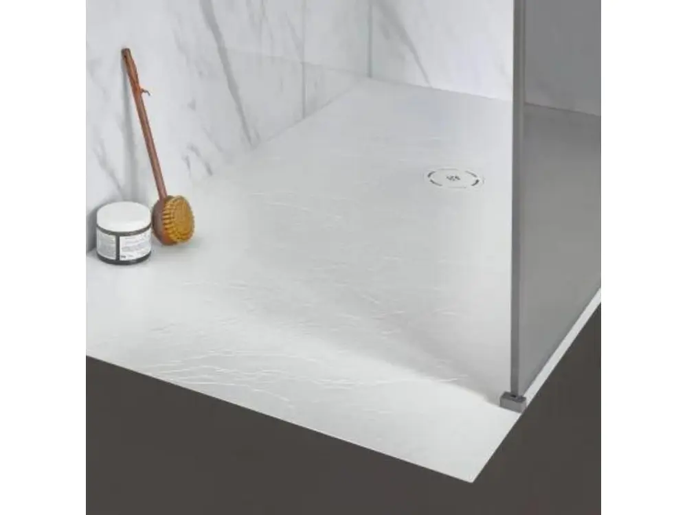 Receveur de douche 170 x 90 JACOB DELAFON Singulier neoroc rectangle blanc + bonde