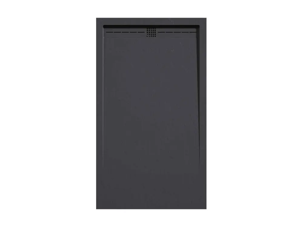 Receveur de douche Anthracite, finition Ardoise Stone CACH, grille de couleur - 210 x 90 cm