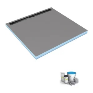 Receveur de douche à carreler 90 x 90 cm WEDI Fundo Riolito Neo + colle à carrelage